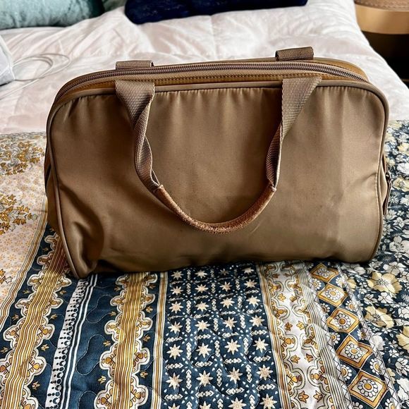 Prada | Tessuto Army Tan Sport Tote Bag Purse with Authentication Card & Key - Picture 6 of 16